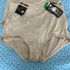 Bali Beige Floral Shapewear Briefs